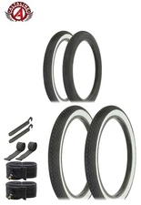 ALTALINE BICYCLE CLASSIC MINI BRICK TREAD S-2 TIRES 20 x 2.125 6PC SET.