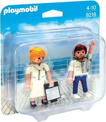 figure PLAYMOBIL  9216 - COMANDANTE E HOSTESS NAVE PLAYMOBIL