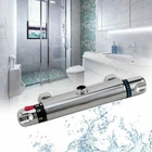 Modern Thermostatic Bar Shower Mixer Valve Tap Chrome Bottom 3/4" Outlet