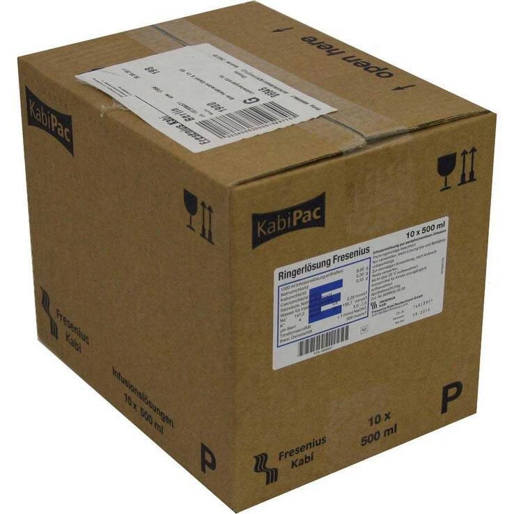 FRESENIUS KABI Ringer Lösung Fresenius Plastik · 10X500 ml · PZN 00880627