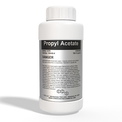 Propyl Acetate (N-Propyl) 99.5% 1000ml (32oz) Highest Quality Solvent