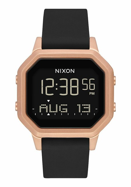 women's digital watch rose gold