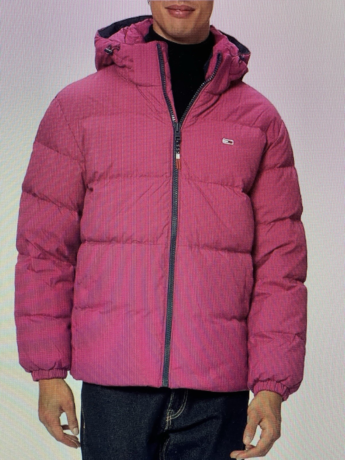 Tommy Hilfiger Men's TJM Essential Down Jacket Autumn Plum size S