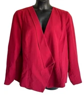 Womens Mynt 1792 Red Career Professional blazer size 22W