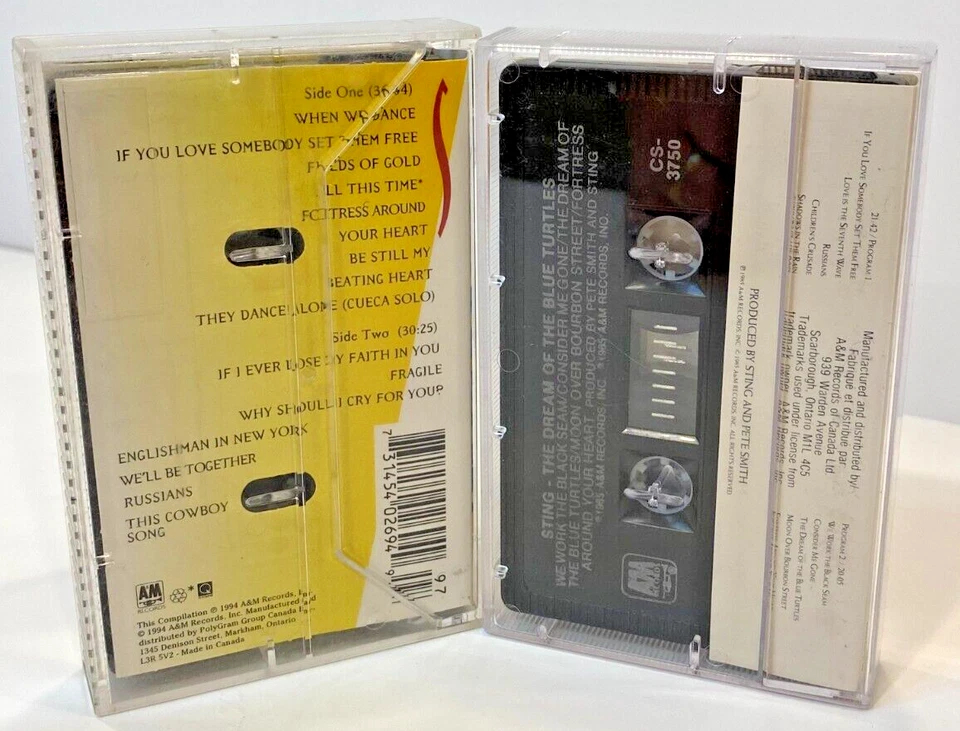 Sting Music cassettes lot of 2: Best of Sting, The Dream of the blue Turtles - Image 3 of 3