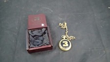 DALE EARNHARDT TRIBUTE #3 (1951-2001) gold POCKET WATCH COLLECTOR BOX Nascar
