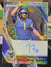 2021 Prizm Draft Picks Silver Mojo Tony Fields II Auto #4/25 Browns #DPA-T0F  🔥