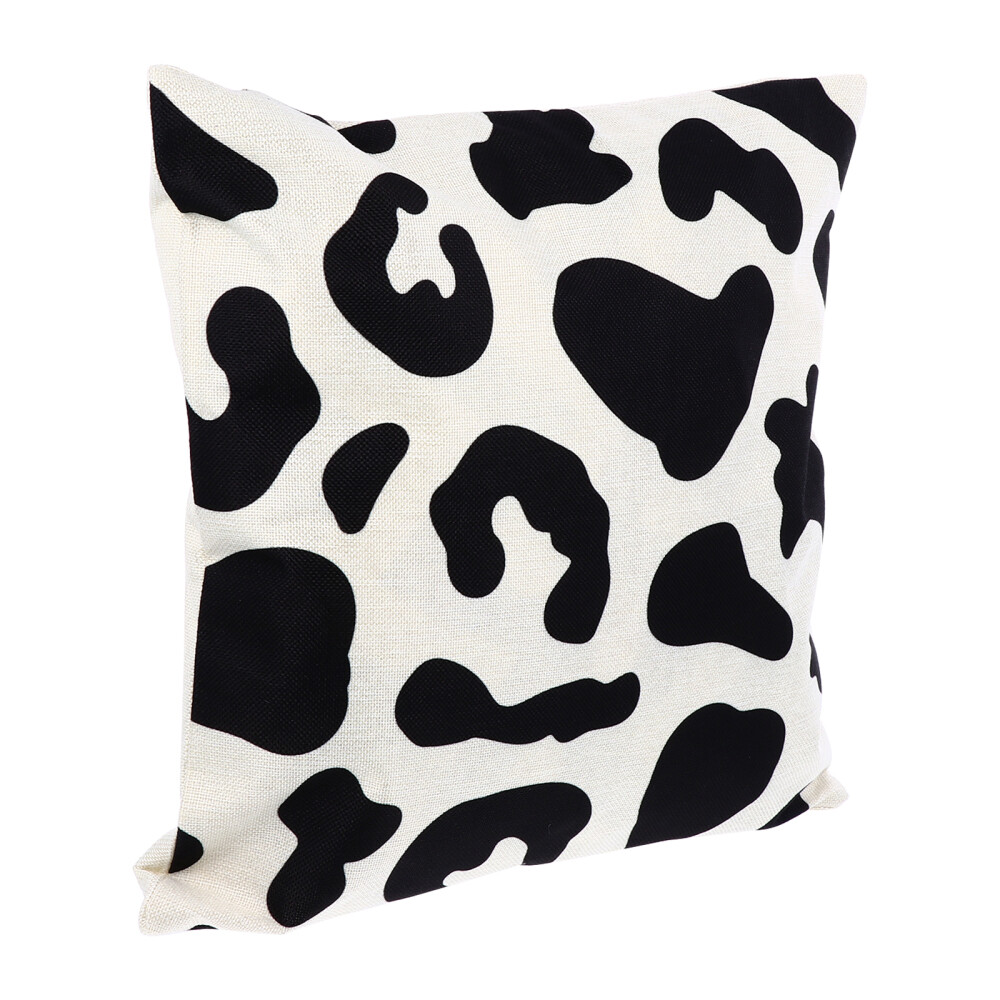 New Year Pillow Cover Linen Pillow Case Square Pillow Cases Cow Pillow