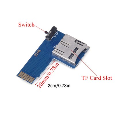 Dual TF Card Slot Adapter Converter Module For Raspberry Pi 4B/3B+/3B/ Zero W