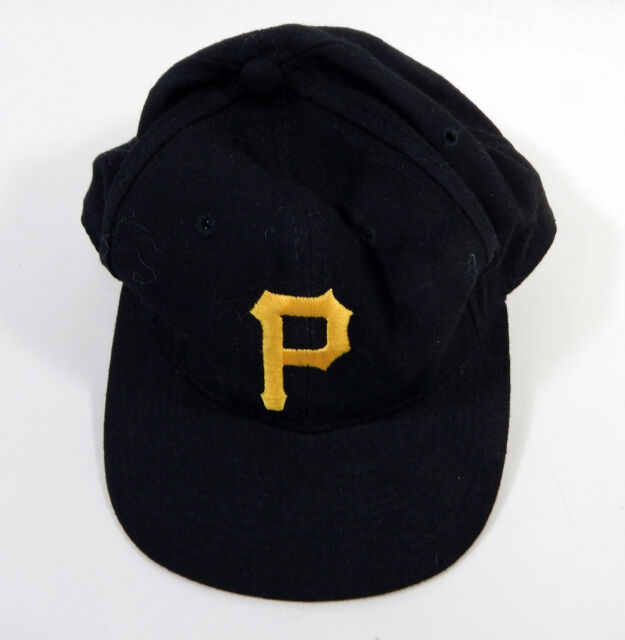 1985-89 Pittsburgh Pirates Junior Ortiz #26 Game Used Black Hat 7.5 DP22744