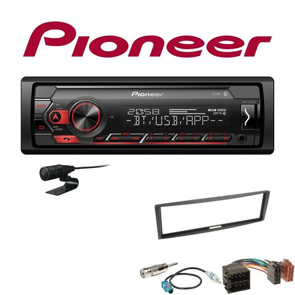 Pioneer 1-DIN Bluetooth Autoradio Android Usb FüR Renault Megane Ii 2003-2009-image