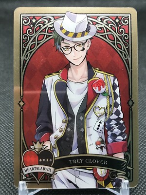 ラバーガード 　ツイスター Trey Clover Twisted-Wonderland Disney Wafer Card BANDAI JAPAN TCG
