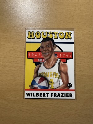 2019 1967-68 Lana Sports ABA #21 WILBERT FRAZIER Rookie RC Houston