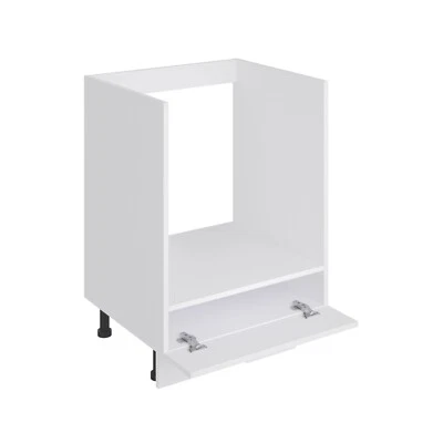 Herdumbauschrank ALINA 60 cm Küchenschrank Unterschrank Küche Weiß matt - Bild 1 von 4
