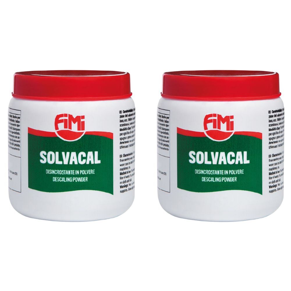 Solvacal Disincrostante Polvere Bagno Lavabo Bidet WC Rubinetteria Pezzi 2