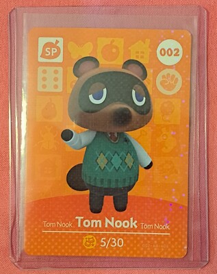 Tom Nook 02 002 Animal Crossing Amiibo Card