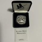 Petersburg Alaska Mint Centennial Proof Coin 1 Troy Oz .999 Fine Silver Round