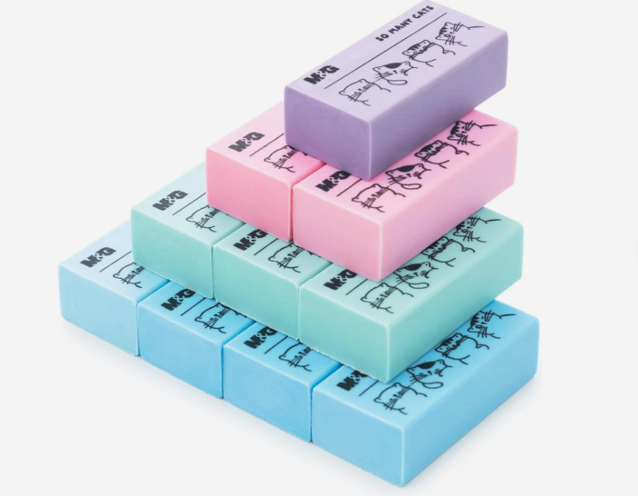 Erasers, Cute Rubber Erasers For Kids, Bulk Small Multicolor