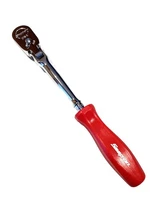 Snap-on™ 1/4" drive Red 6 7/8" Flex Head Ratchet THLFD72R Dual 80