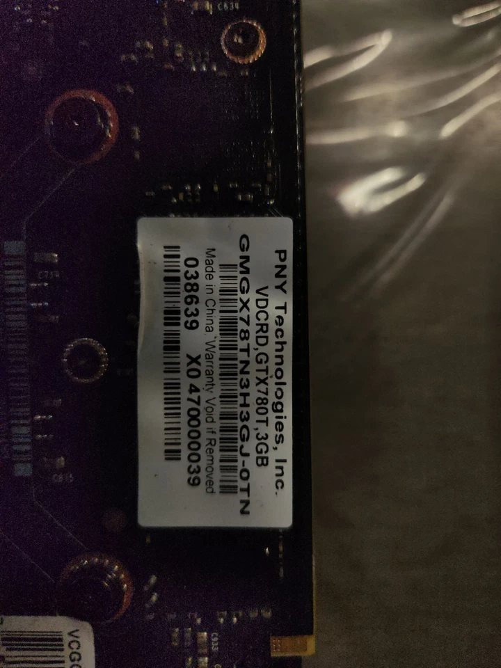 NVIDIA GeForce GTX 780 TI 3GB - HDMI, Display Port, DVI (x2), - Image 3 of 3