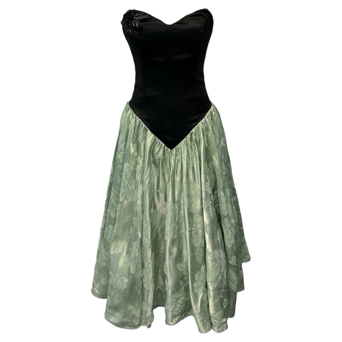 slim fit dress slacks Ladivine CDS525 - Long A-Line Dress