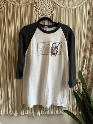Vintage THE WHITE STRIPES Monkey Guitar 3/4 Sleeve Baseball Raglan Tee