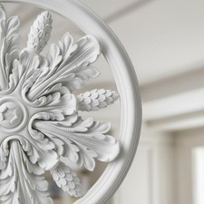 French Design Ceiling Medallion Easy to Install Home Decoration Lightweight
