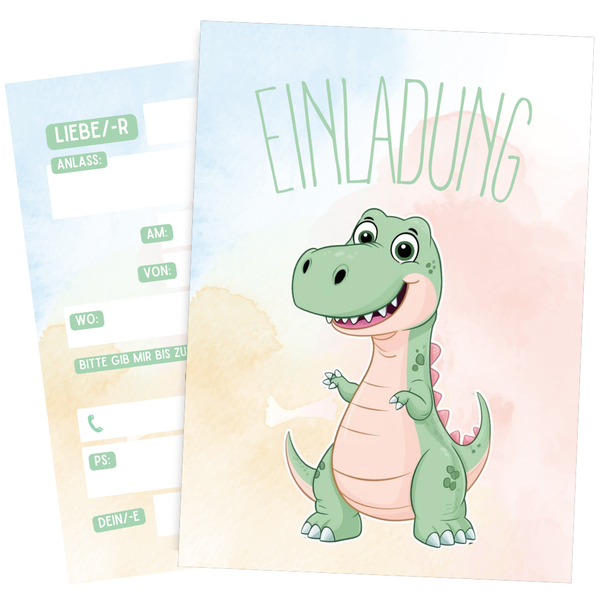 8 Einladungskarten Kindergeburtstag Capybara - Einladung Jungen & MäDchen #83-image