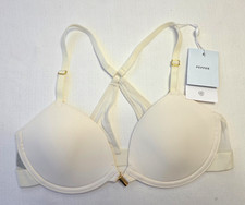 Pepper Ultimate Racerback T-shirt Bra front close underwire stretch NWT Sz 34B