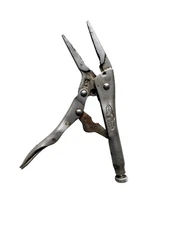 Vintage Vise Grip 6BN Bent Needle Nose Locking Plier Dewitt Made in USA