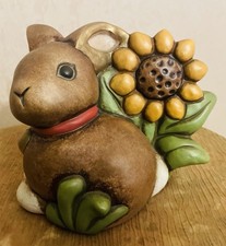 Thun Coniglio con cesta con girasole grande - Fuori Produzione.