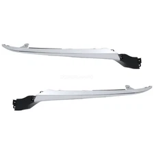 Pair  Front Bumper Grille Chrome Molding Headlight Trim For Honda Accord 2018-20