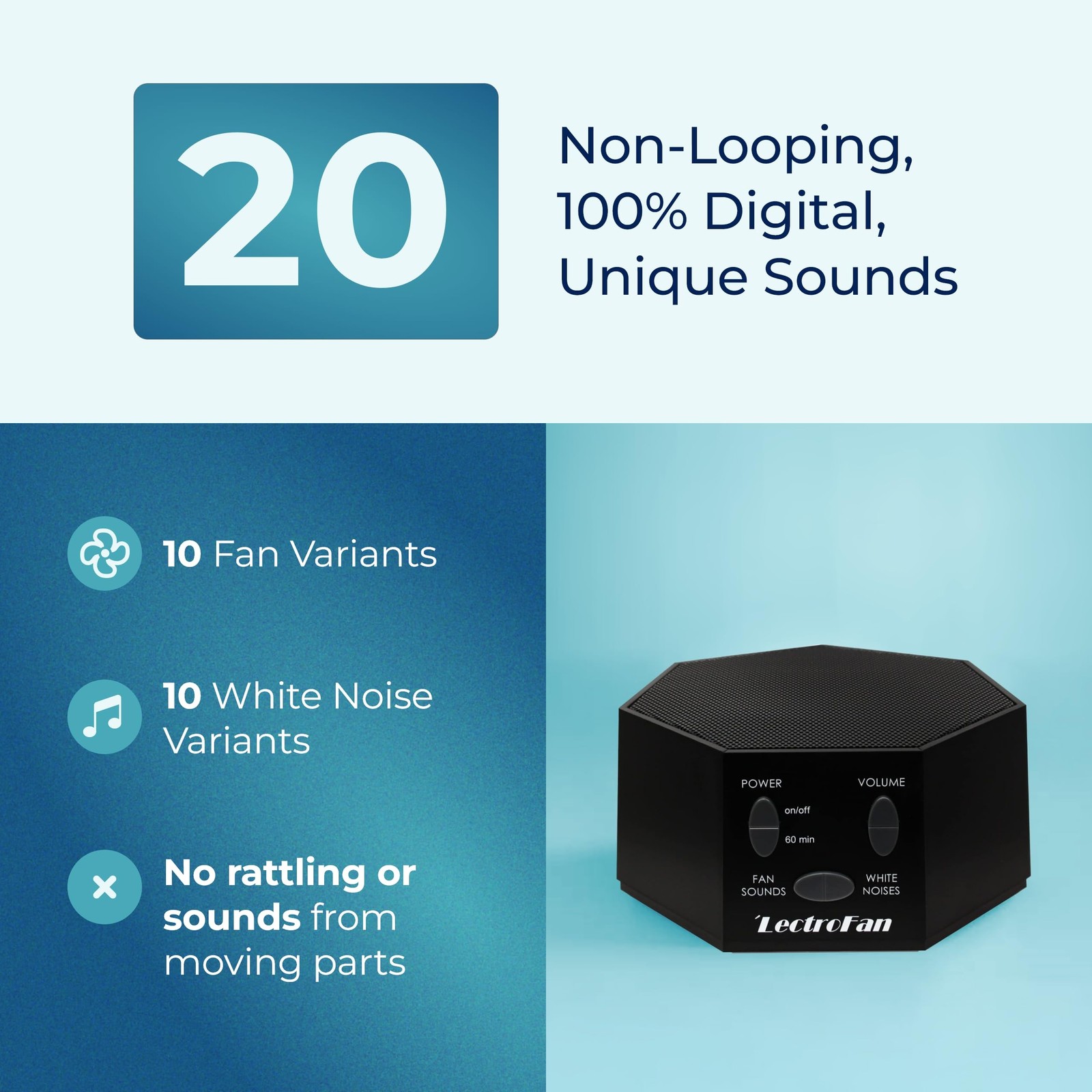 Adaptive Sound Technologies Classic White Noise Machine - Global Power Editio...