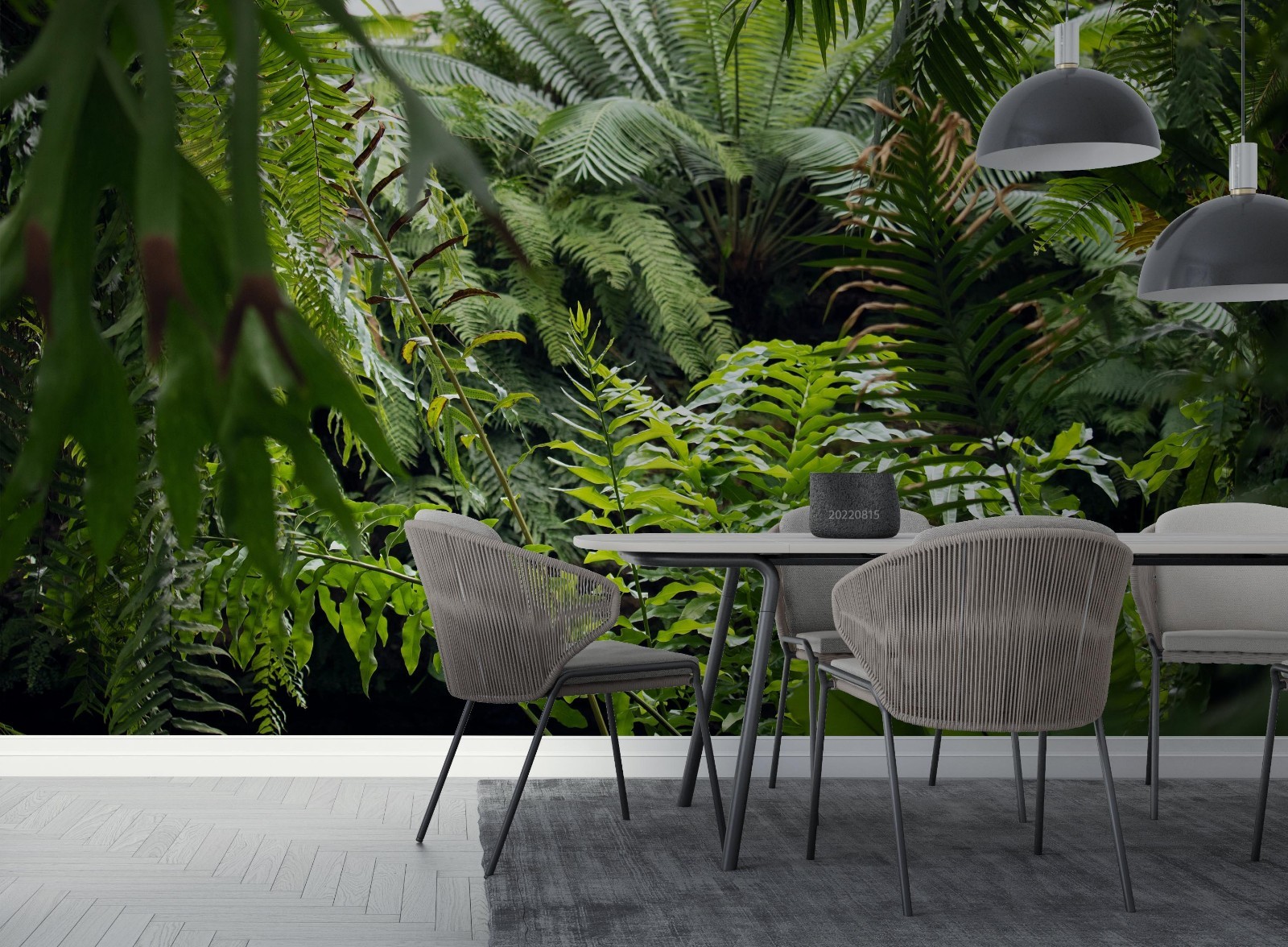 3D Green Tropicals Plant Wall Murals Wallpaper Murals Wall Sticker