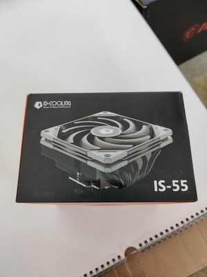 ID-Cooling IS-55 Black / AMD / Intel / Low profile cooler 57mm / 150W TDP