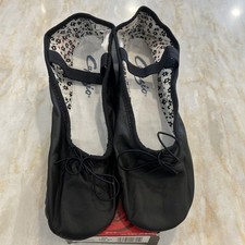 Capezio Daisy Black FullSole Ballet Shoe Adult 10N