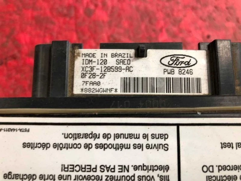 Computadora módulo de inyección 99-03 Ford F450 Super Duty 7,3 L 4x2 XC3F-12B599-AC Foto 4 de 4