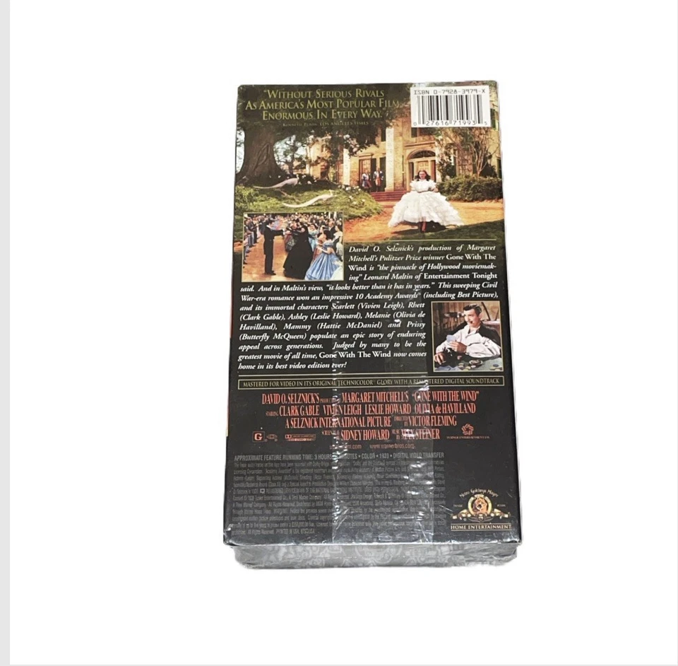 Gone With The Wind VHS Sealed 2 Tape Set With Watermarks - Image 2 of 4