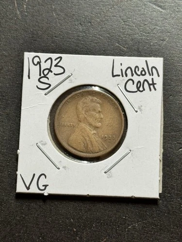 1923 S Lincoln Wheat Cent Penny Nice VG Very Good Better Date 1c Coin (Raw19000)