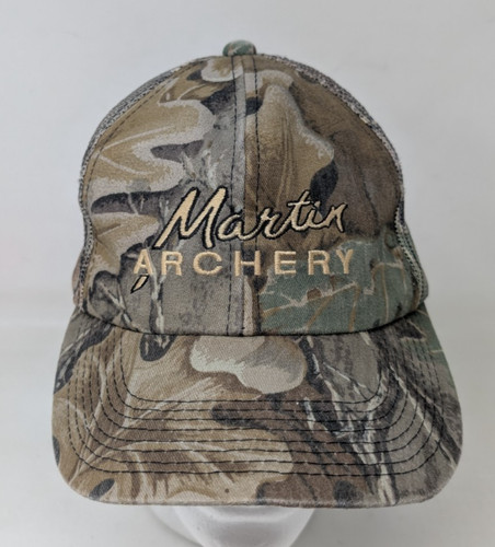 Martin Archery Trucker Snapback Camo Hat Camoflauge Hunting Vintage Kudzu