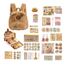 Capybara Stationery Set Cute Capybara Theme Pencil Case With Stationary Set Gift