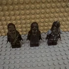 LEGO Star Wars Chewbacca, Warrior, and Tarful mini figs Lot of 3 Wookiee Figures