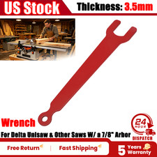 For Delta Unisaw & Other Saws W/ a 7/8" Arbor Heavy Duty Thin Wrench 3.5mm Iron