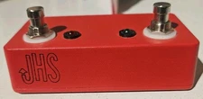 Rare Custom Wired Red JHS A/B/Tuner Guitar Pedal Switcher Kansas City USA Josh