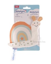 Babydream Knistertuch Schnecke 13 cm Schmusetuch mit Knisterfolie Baby Greifling