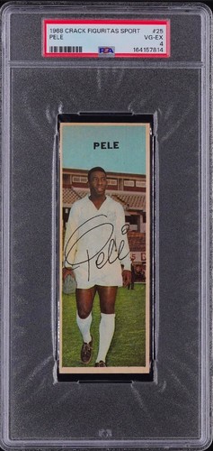 1968 Crack Figuritas Sport Pele #25 PSA 4 Second Highest Pop Rare Argentina