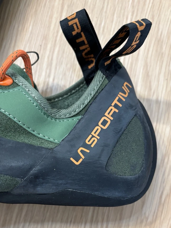 Zapatos de Escalada La Sportiva Tarantulace Para Hombre EU 46.5 US 12.5 Verde Naranja Encaje Foto 3 de 4