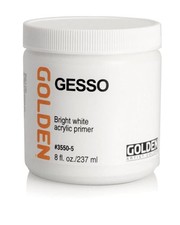 Golden Acrylic Gesso - 8 oz Jar