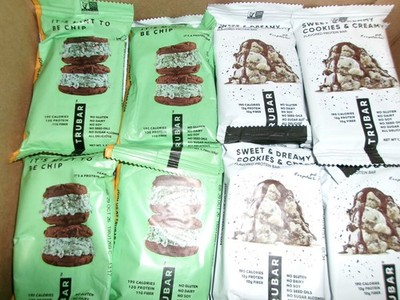 60 bars - 2 flavors - Trubar Protein Bar  - Sweet & Dreamy Cookies+ exp 10/26