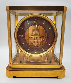 Jaeger LeCoultre Model 5080 ATMOS Clock TESTED 24/HR. & NOT RUNNING Lot. H464